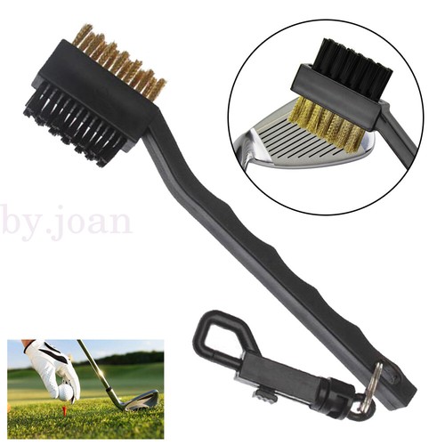 Golf club cleaning - club, brush