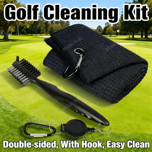 Golf club cleaning brush - brush, brass