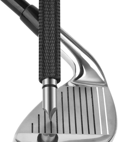 Golf club groove - club, sharpener
